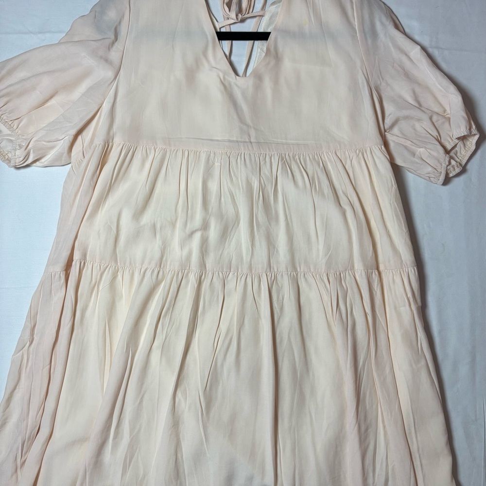 Source Unknown Cream Mini Dress